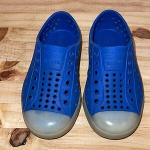 Native Shoes Size C7 Blue/Clear
